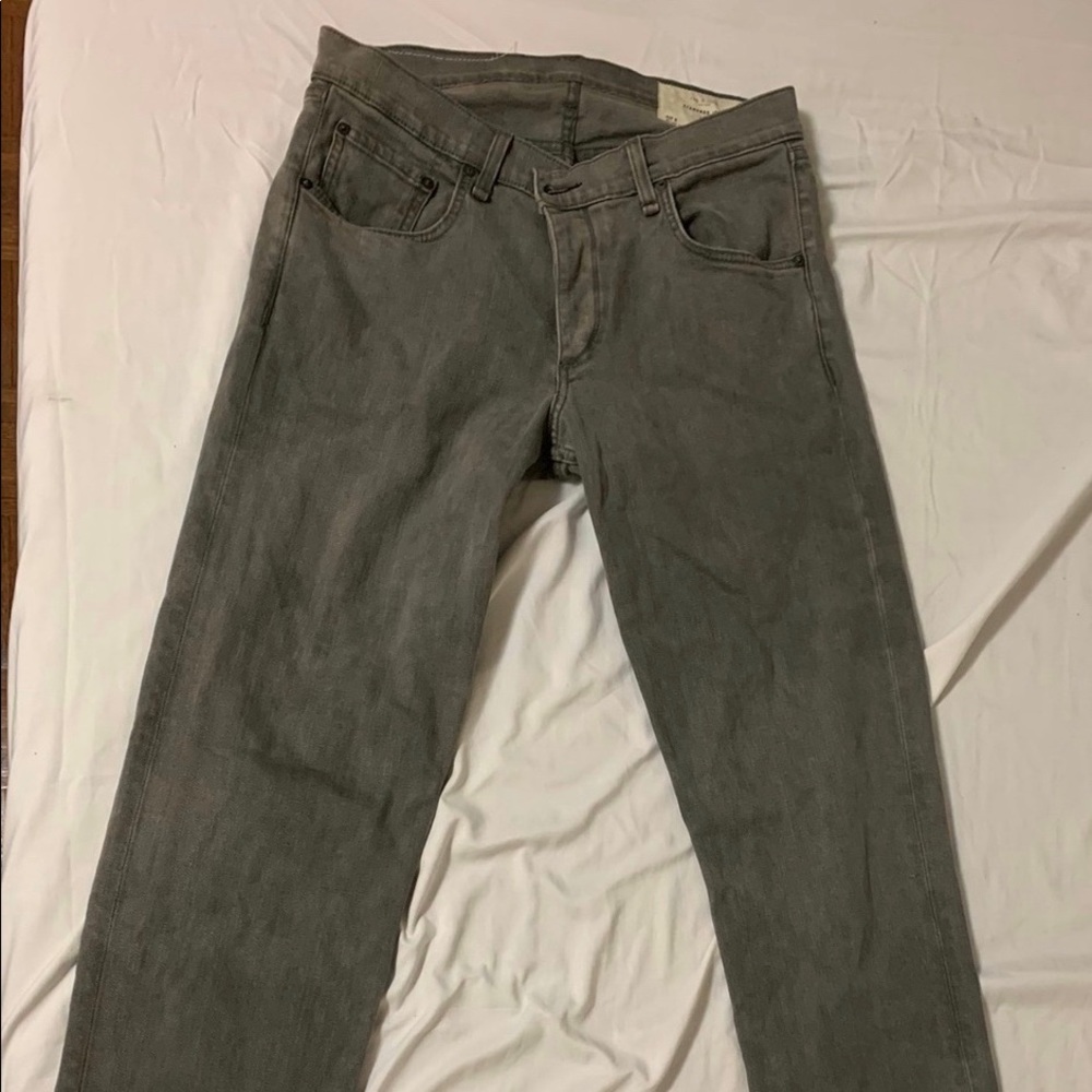 Rag & Bone Standard Issue Fit 2 Size 32 Gray Jeans